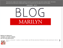 Tablet Screenshot of blog.e-marilyn.pl